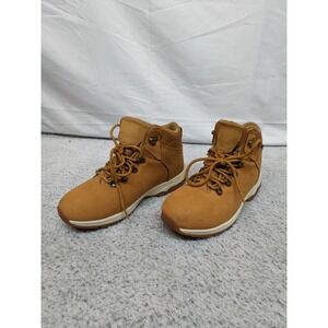 Propet Pia Hiking Boots Women's 9.5 M Wheat Leather Lace-Up Trail Boot WBA042S